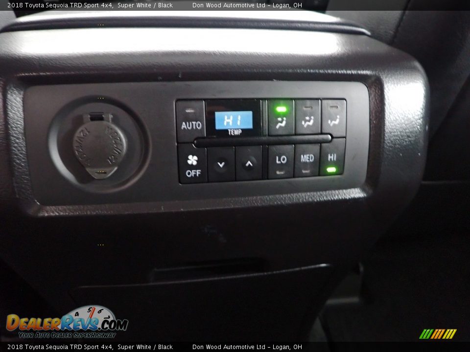 2018 Toyota Sequoia TRD Sport 4x4 Super White / Black Photo #29