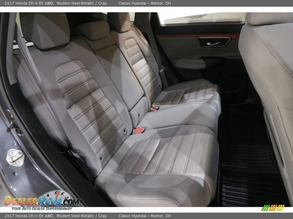 2017 Honda CR-V EX AWD Modern Steel Metallic / Gray Photo #18