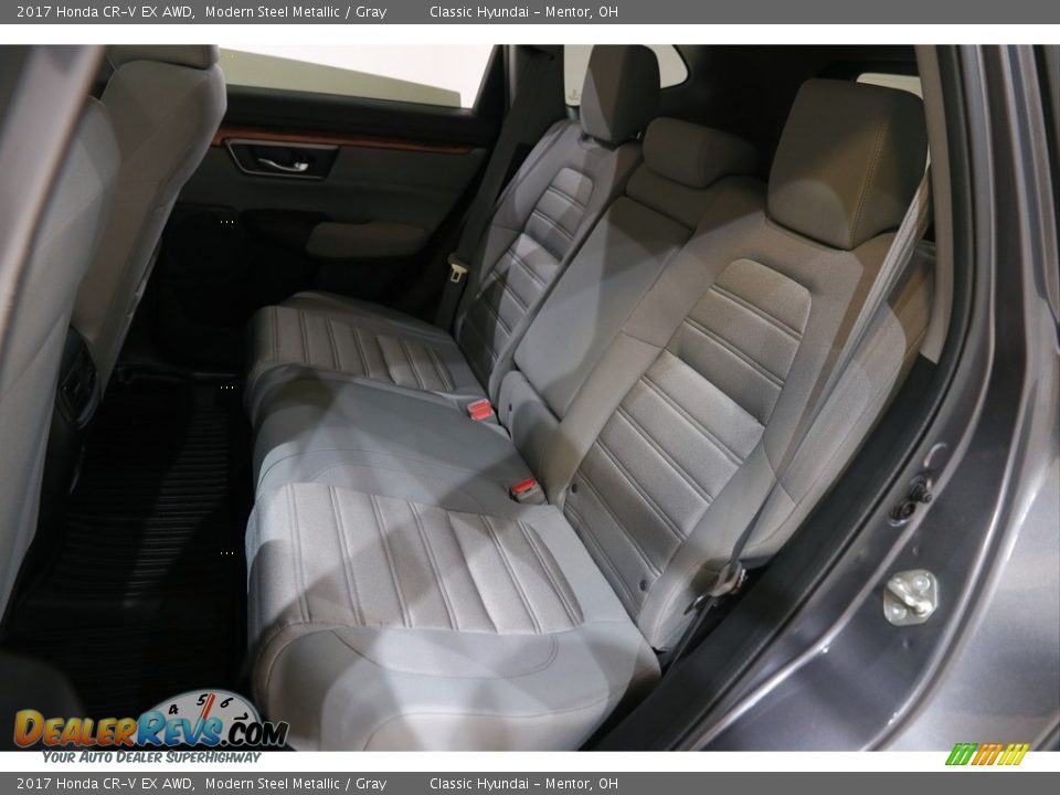 2017 Honda CR-V EX AWD Modern Steel Metallic / Gray Photo #19