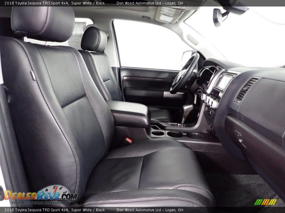 2018 Toyota Sequoia TRD Sport 4x4 Super White / Black Photo #31