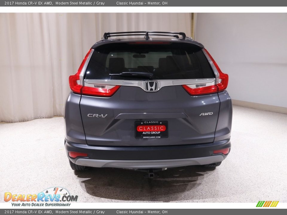 2017 Honda CR-V EX AWD Modern Steel Metallic / Gray Photo #20