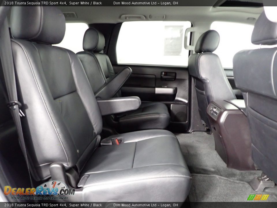 2018 Toyota Sequoia TRD Sport 4x4 Super White / Black Photo #33