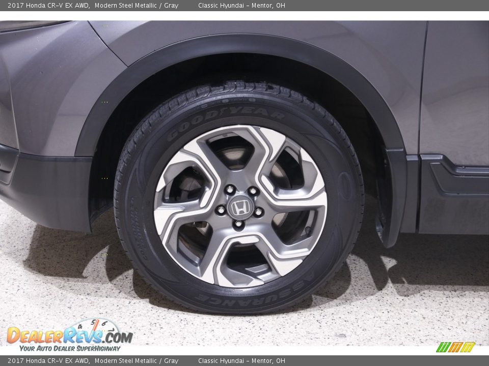 2017 Honda CR-V EX AWD Modern Steel Metallic / Gray Photo #22