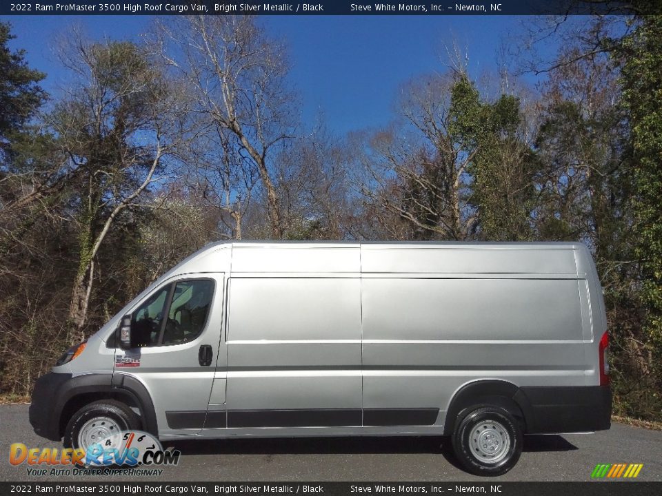 2022 Ram ProMaster 3500 High Roof Cargo Van Bright Silver Metallic / Black Photo #1