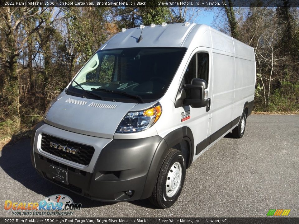 2022 Ram ProMaster 3500 High Roof Cargo Van Bright Silver Metallic / Black Photo #2