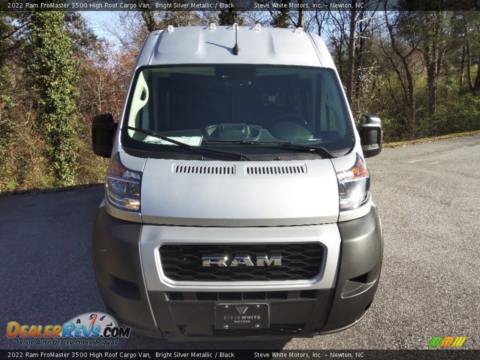 2022 Ram ProMaster 3500 High Roof Cargo Van Bright Silver Metallic / Black Photo #3