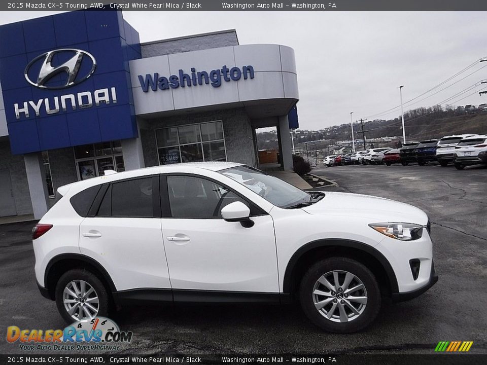 2015 Mazda CX-5 Touring AWD Crystal White Pearl Mica / Black Photo #2