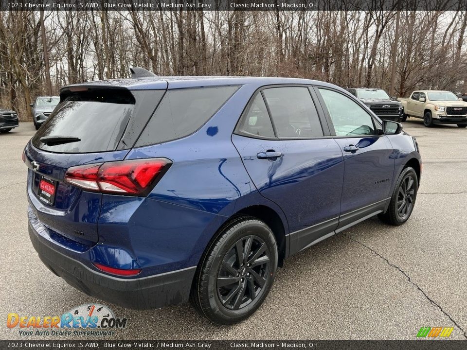 2023 Chevrolet Equinox LS AWD Blue Glow Metallic / Medium Ash Gray Photo #3