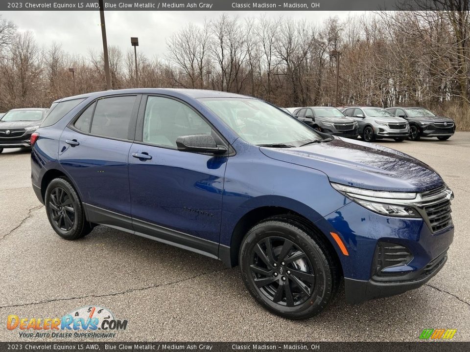 2023 Chevrolet Equinox LS AWD Blue Glow Metallic / Medium Ash Gray Photo #4