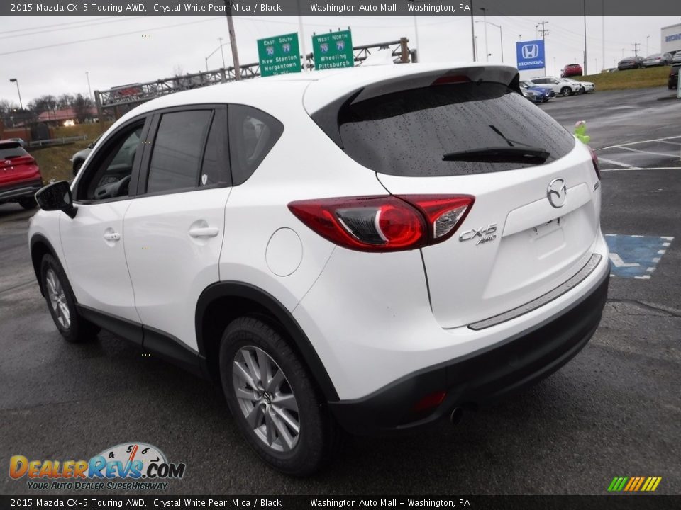 2015 Mazda CX-5 Touring AWD Crystal White Pearl Mica / Black Photo #7