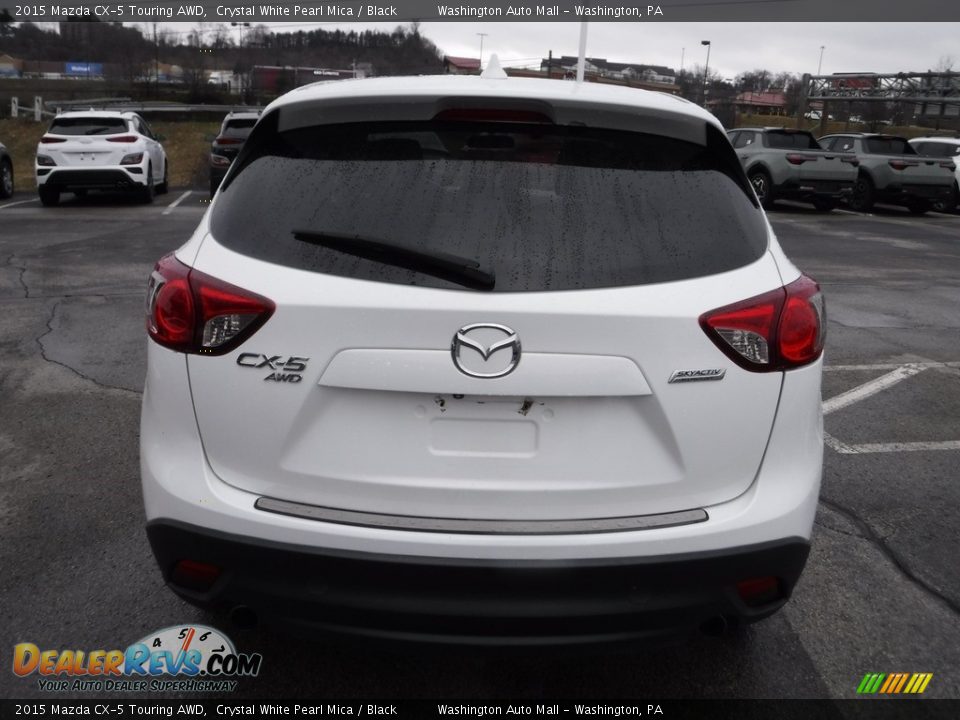 2015 Mazda CX-5 Touring AWD Crystal White Pearl Mica / Black Photo #9