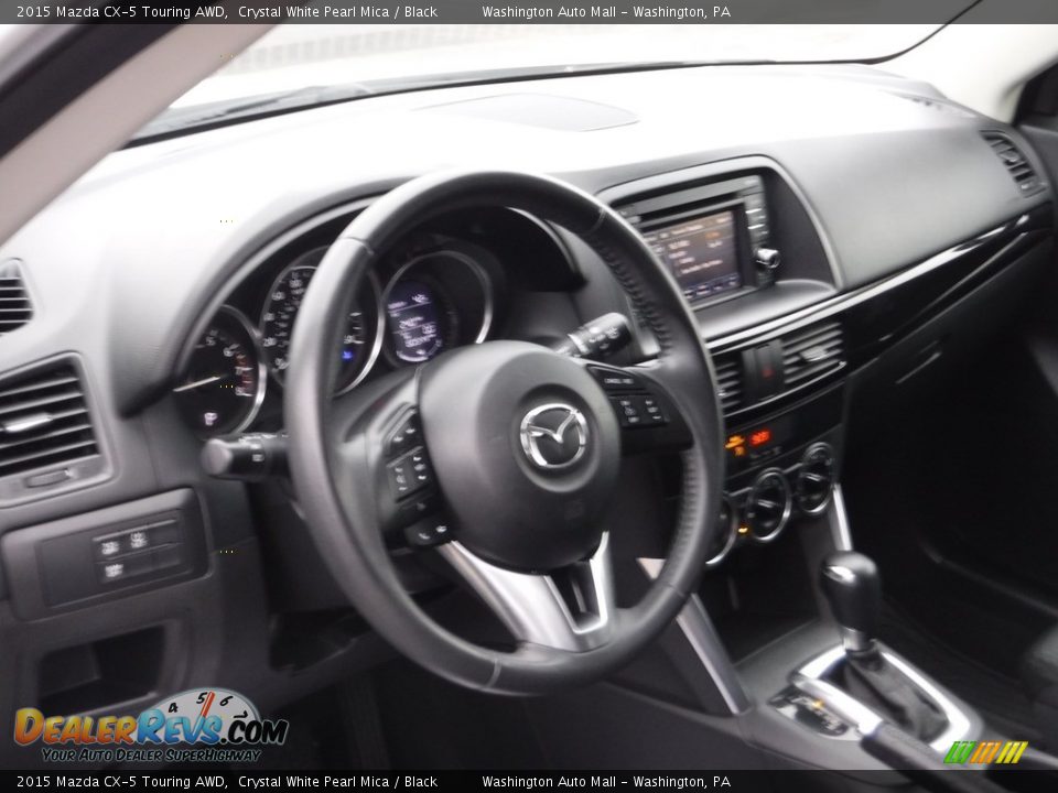 2015 Mazda CX-5 Touring AWD Crystal White Pearl Mica / Black Photo #11