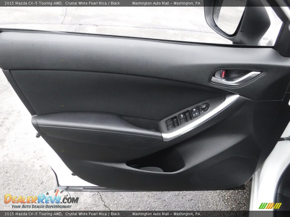 2015 Mazda CX-5 Touring AWD Crystal White Pearl Mica / Black Photo #12