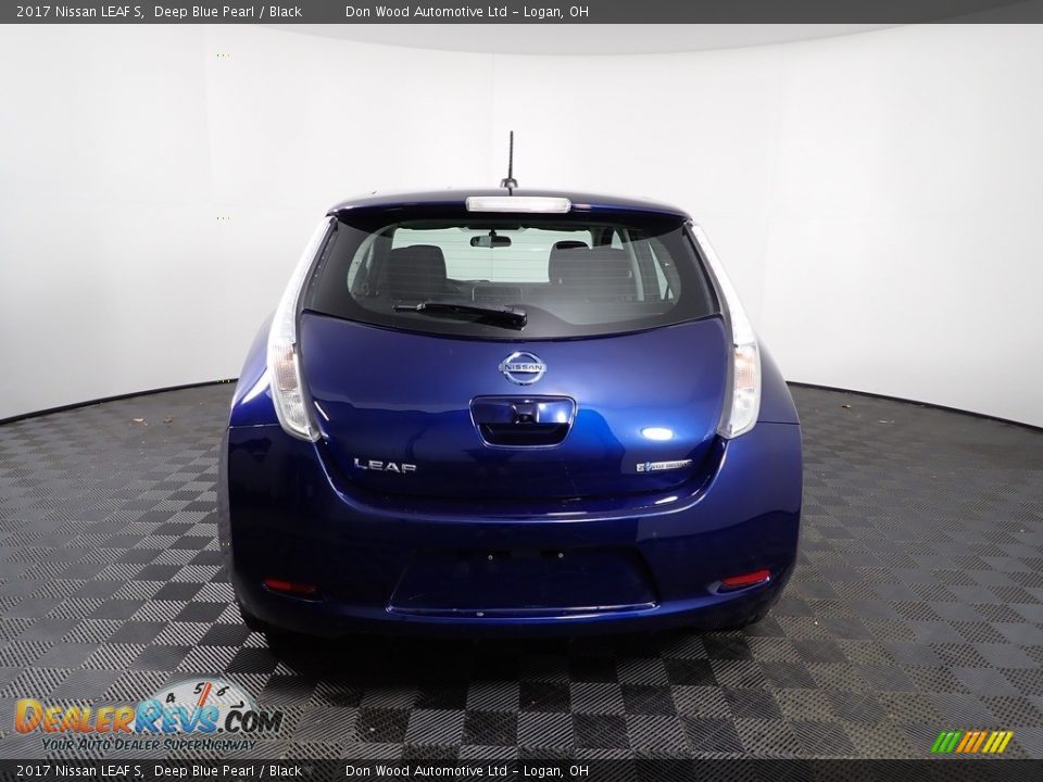 2017 Nissan LEAF S Deep Blue Pearl / Black Photo #7