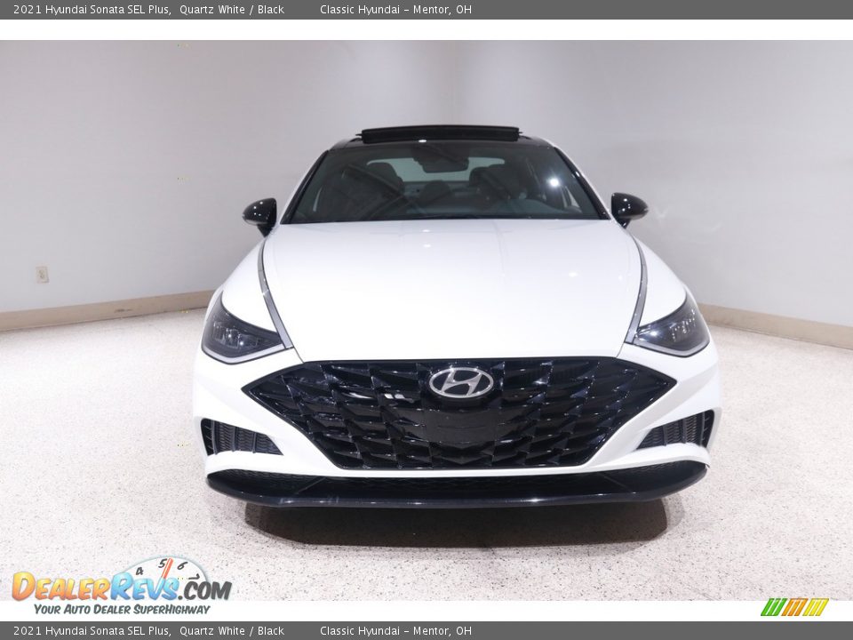 2021 Hyundai Sonata SEL Plus Quartz White / Black Photo #2