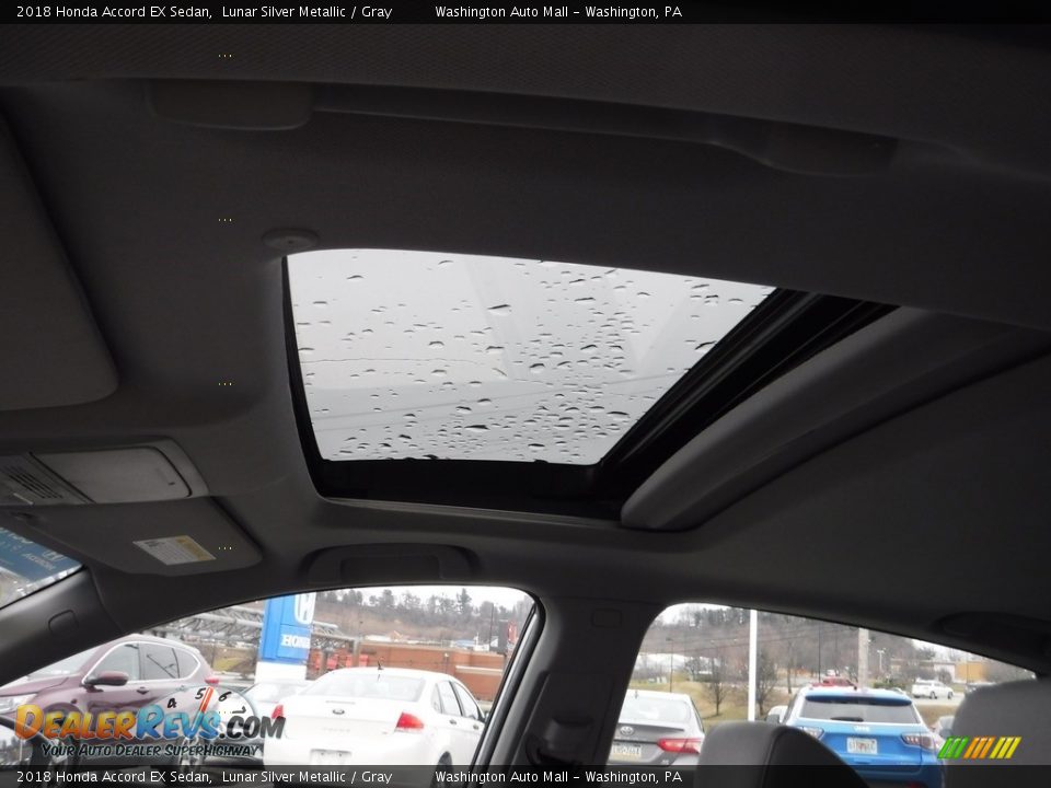 2018 Honda Accord EX Sedan Lunar Silver Metallic / Gray Photo #13
