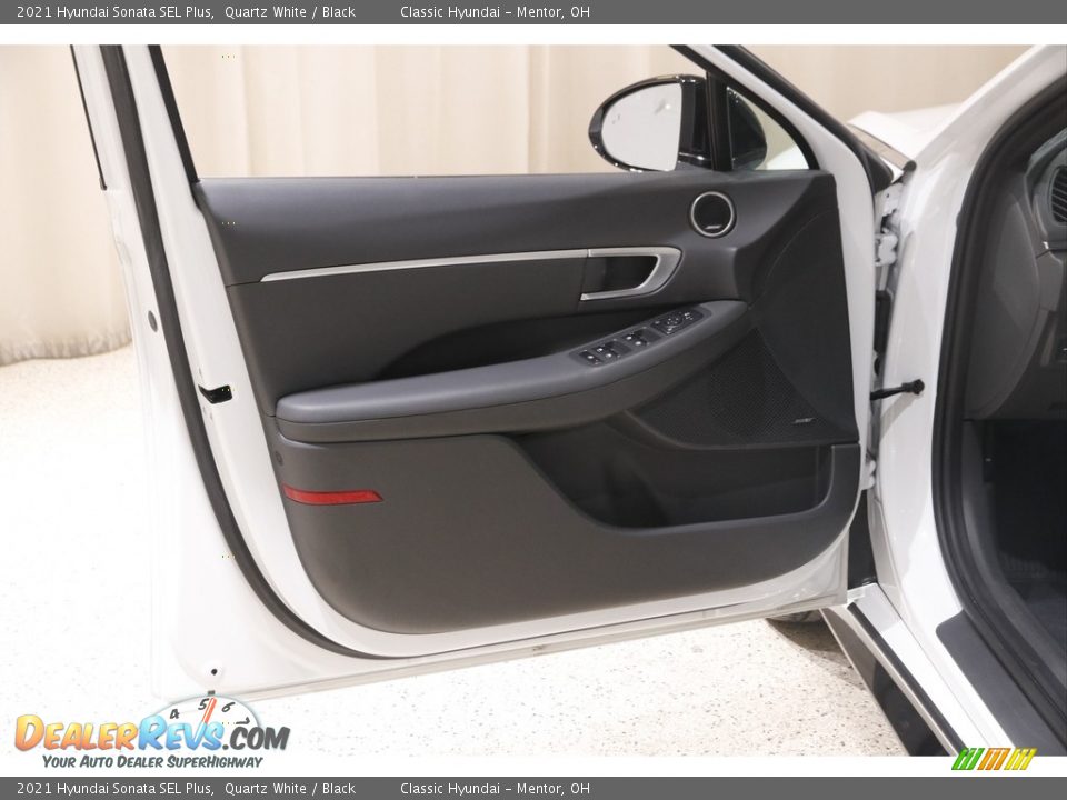 2021 Hyundai Sonata SEL Plus Quartz White / Black Photo #4