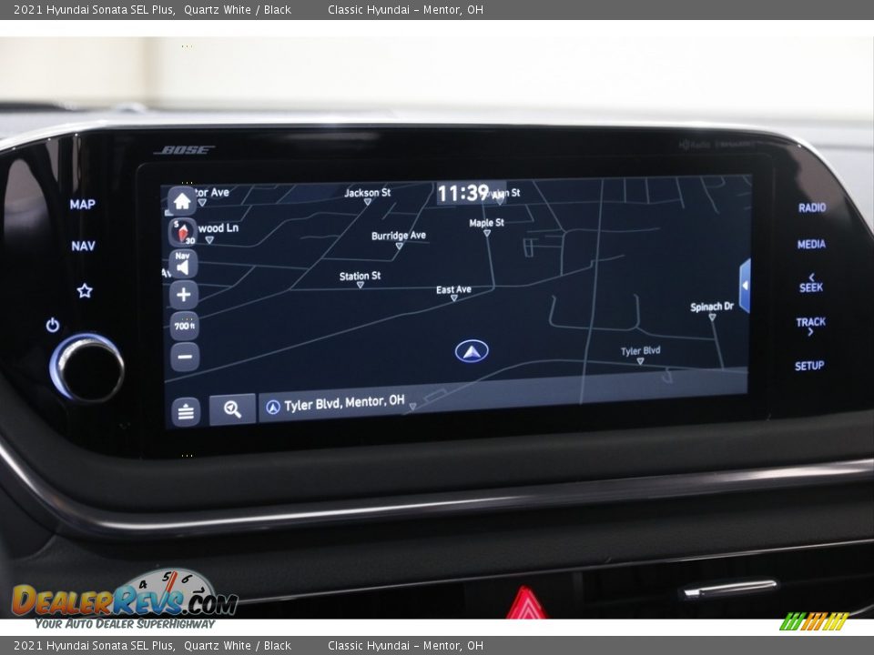 2021 Hyundai Sonata SEL Plus Quartz White / Black Photo #10