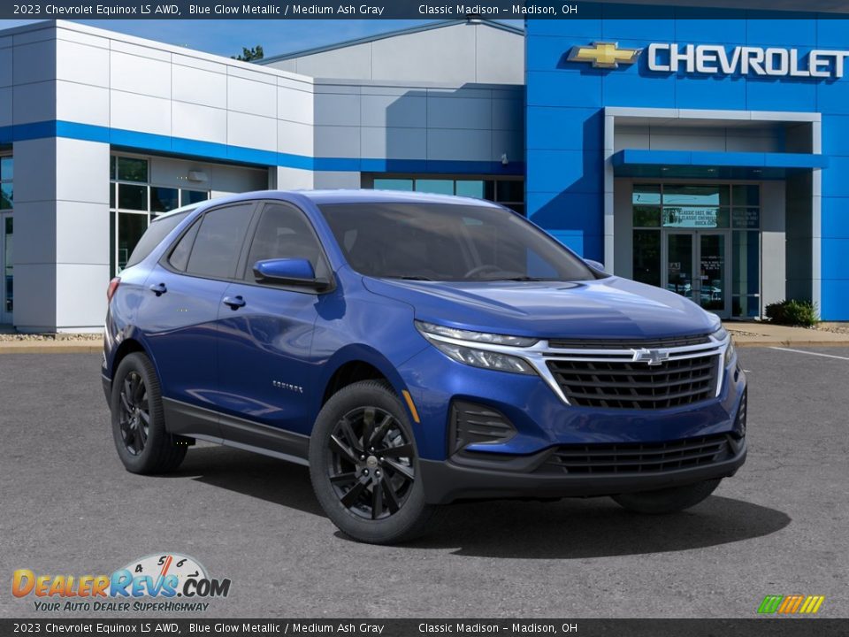 2023 Chevrolet Equinox LS AWD Blue Glow Metallic / Medium Ash Gray Photo #26