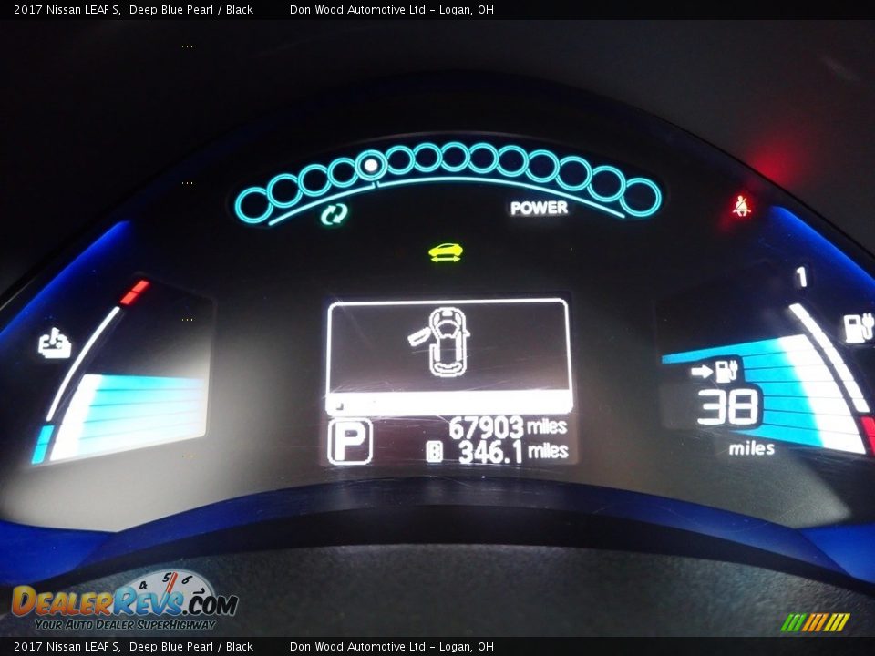 2017 Nissan LEAF S Gauges Photo #17