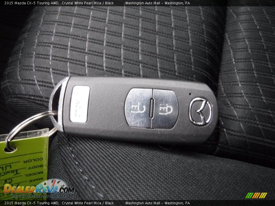 2015 Mazda CX-5 Touring AWD Crystal White Pearl Mica / Black Photo #30