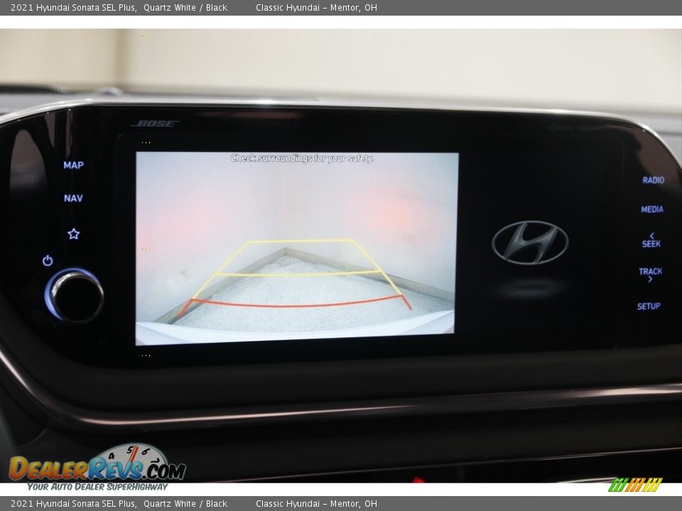 2021 Hyundai Sonata SEL Plus Quartz White / Black Photo #13