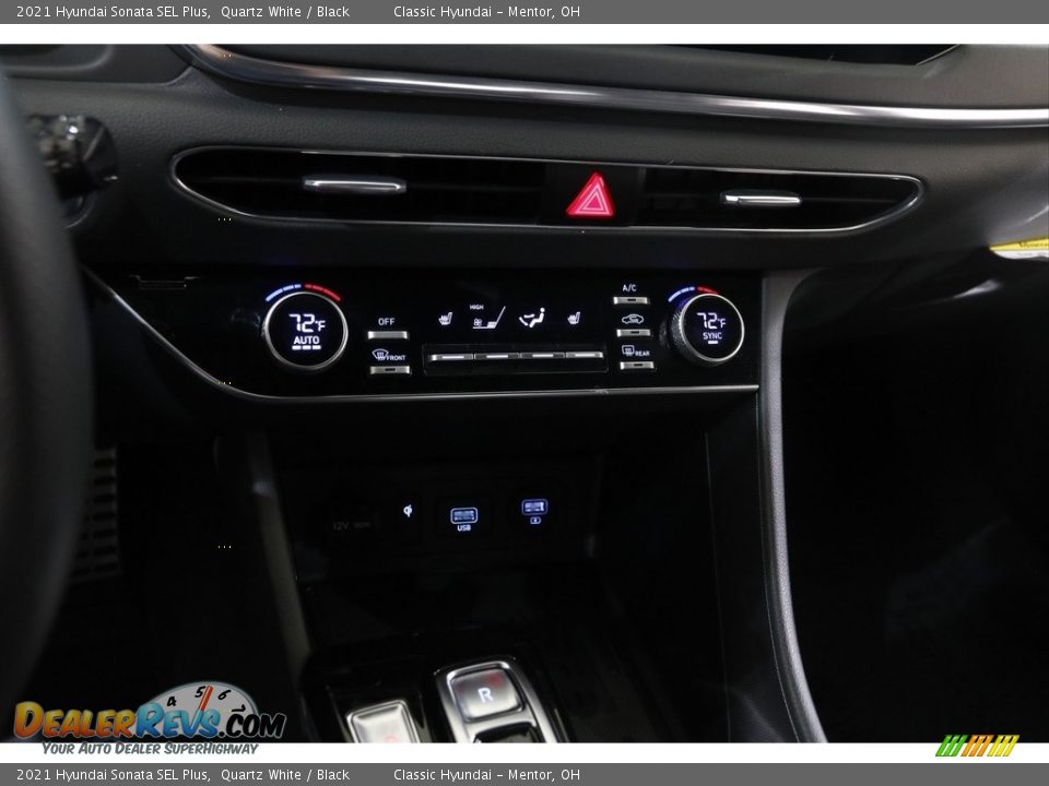 2021 Hyundai Sonata SEL Plus Quartz White / Black Photo #14