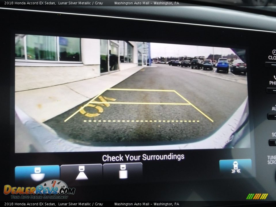 2018 Honda Accord EX Sedan Lunar Silver Metallic / Gray Photo #22