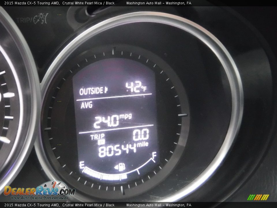 2015 Mazda CX-5 Touring AWD Crystal White Pearl Mica / Black Photo #32