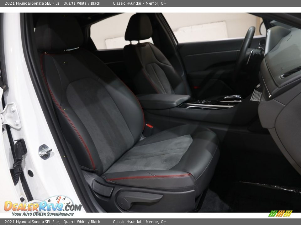 2021 Hyundai Sonata SEL Plus Quartz White / Black Photo #16