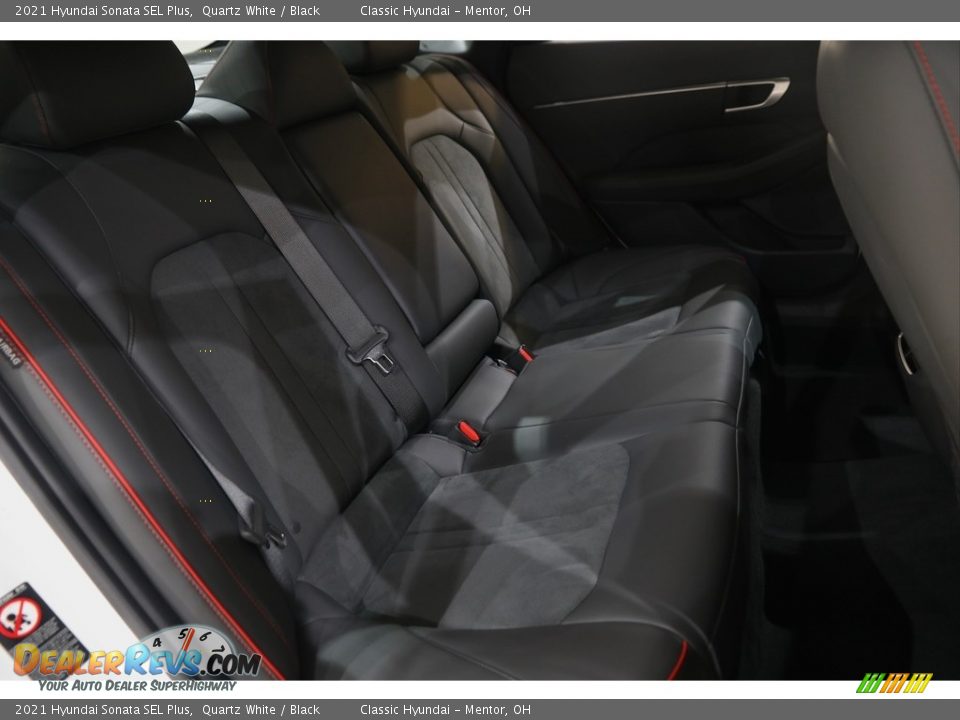 2021 Hyundai Sonata SEL Plus Quartz White / Black Photo #17