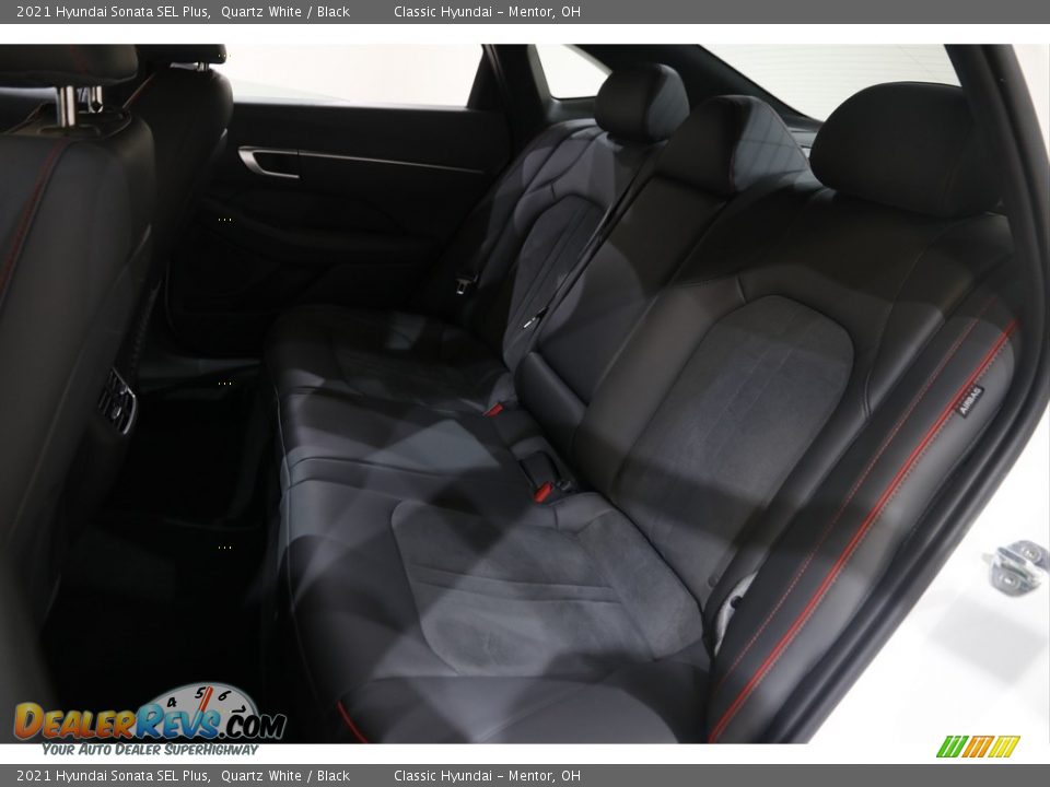 2021 Hyundai Sonata SEL Plus Quartz White / Black Photo #18