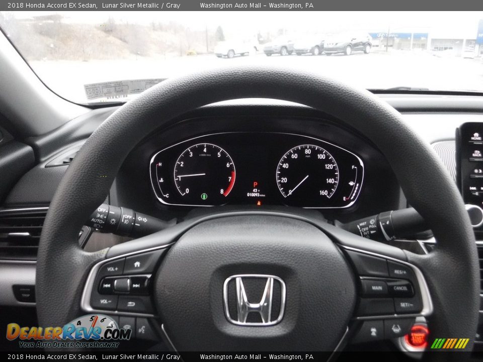 2018 Honda Accord EX Sedan Lunar Silver Metallic / Gray Photo #26