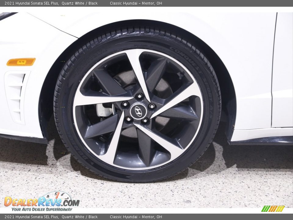 2021 Hyundai Sonata SEL Plus Quartz White / Black Photo #21