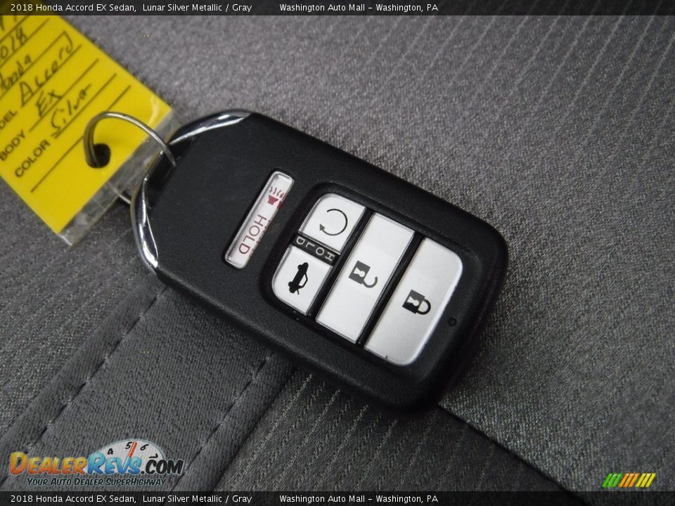 2018 Honda Accord EX Sedan Lunar Silver Metallic / Gray Photo #32