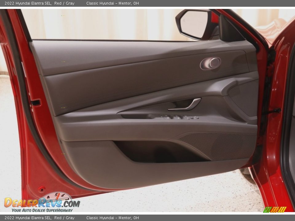 2022 Hyundai Elantra SEL Red / Gray Photo #4