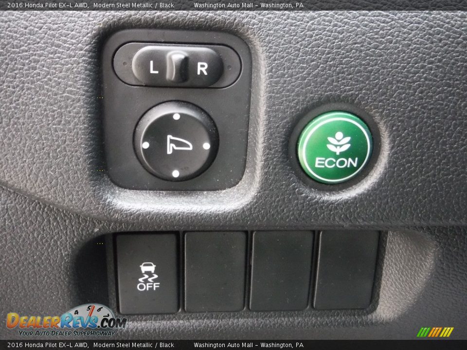 2016 Honda Pilot EX-L AWD Modern Steel Metallic / Black Photo #13