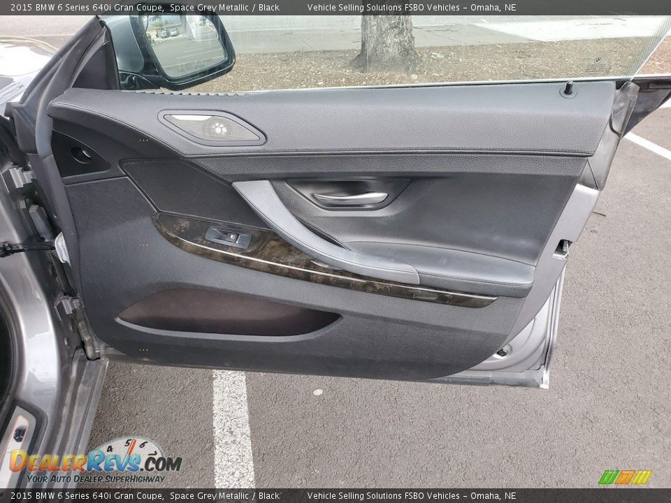 2015 BMW 6 Series 640i Gran Coupe Space Grey Metallic / Black Photo #4