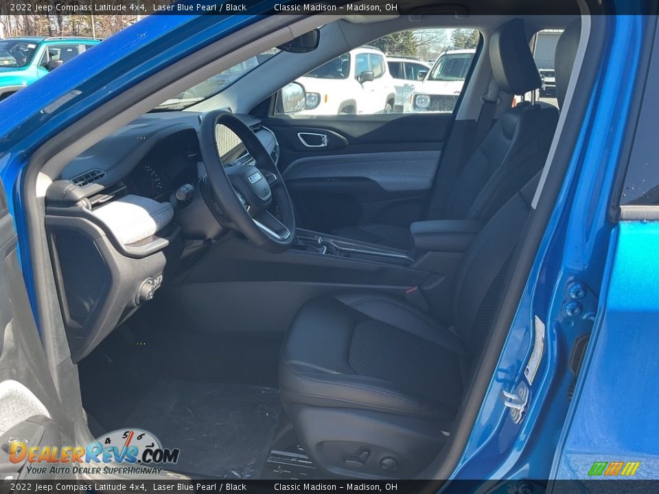 2022 Jeep Compass Latitude 4x4 Laser Blue Pearl / Black Photo #2