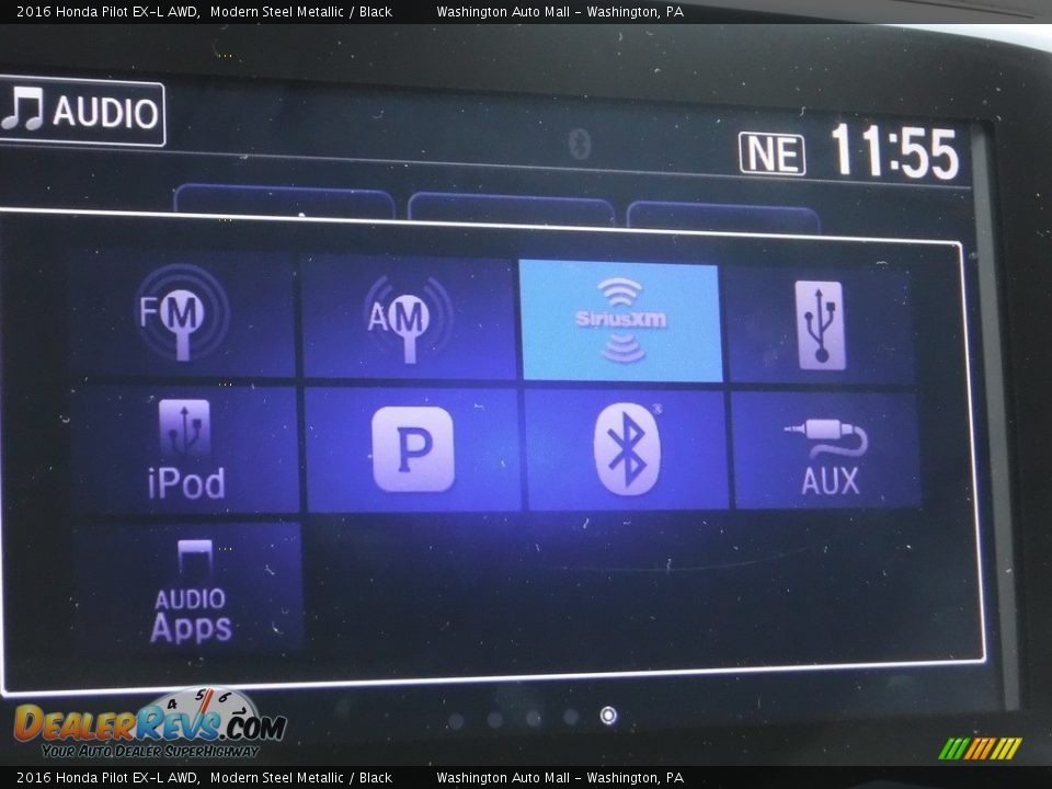 2016 Honda Pilot EX-L AWD Modern Steel Metallic / Black Photo #20