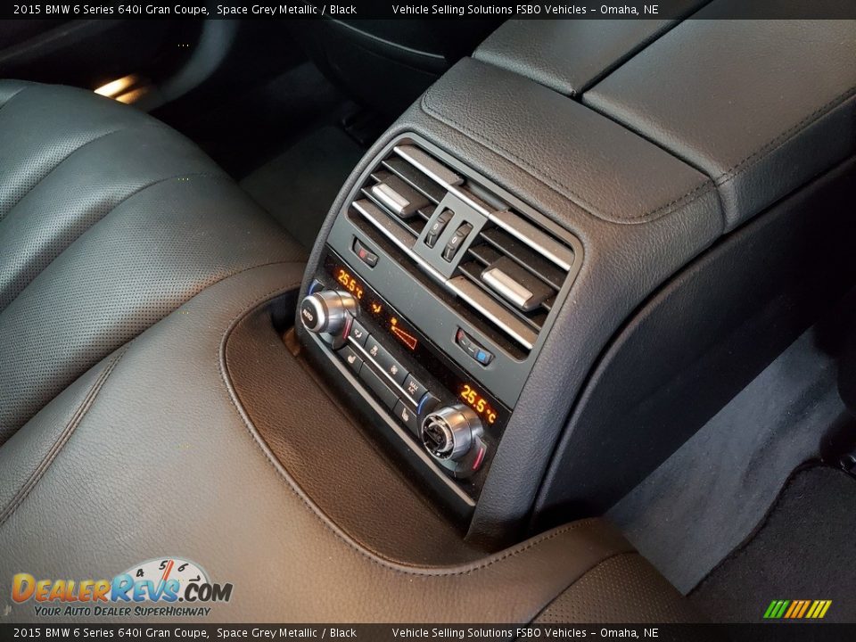 2015 BMW 6 Series 640i Gran Coupe Space Grey Metallic / Black Photo #9