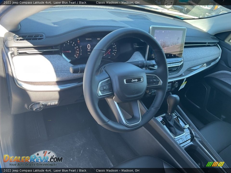 2022 Jeep Compass Latitude 4x4 Laser Blue Pearl / Black Photo #4