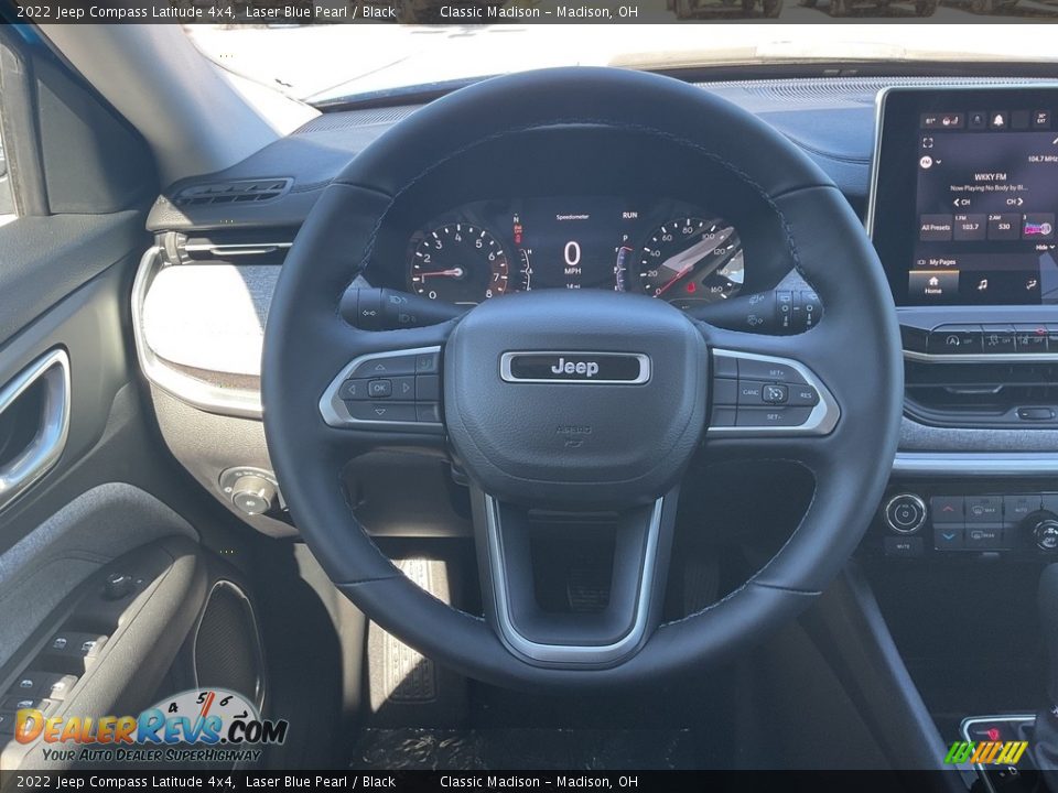 2022 Jeep Compass Latitude 4x4 Laser Blue Pearl / Black Photo #5