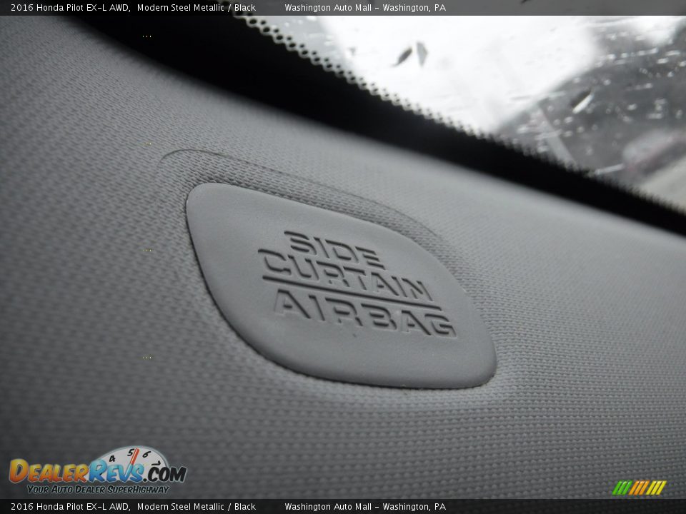 2016 Honda Pilot EX-L AWD Modern Steel Metallic / Black Photo #22