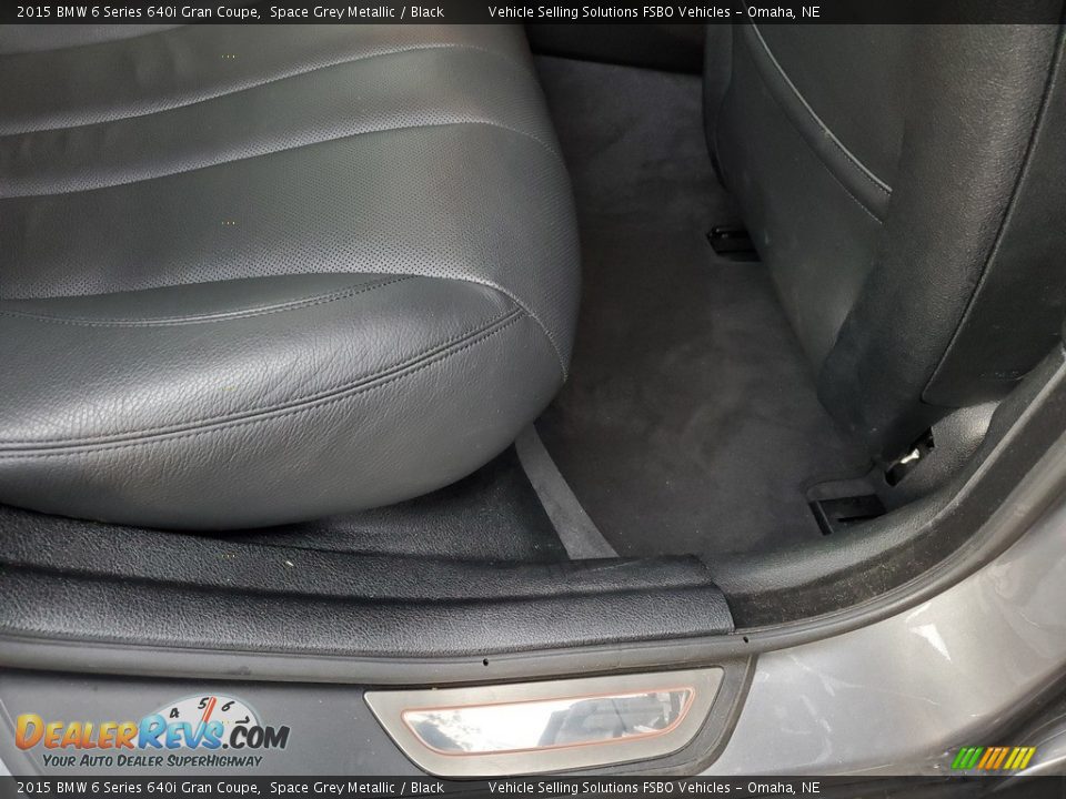2015 BMW 6 Series 640i Gran Coupe Space Grey Metallic / Black Photo #14