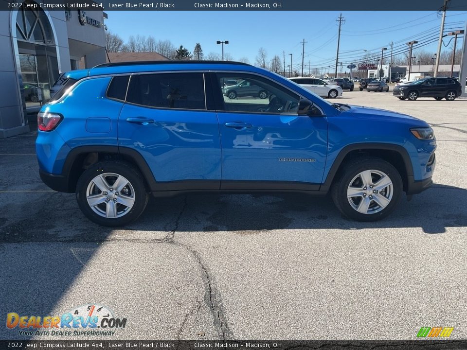 2022 Jeep Compass Latitude 4x4 Laser Blue Pearl / Black Photo #9