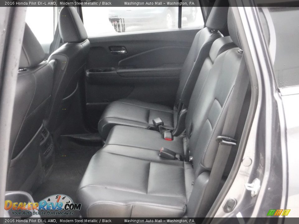 2016 Honda Pilot EX-L AWD Modern Steel Metallic / Black Photo #26