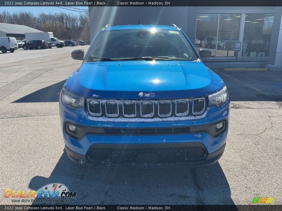 2022 Jeep Compass Latitude 4x4 Laser Blue Pearl / Black Photo #10