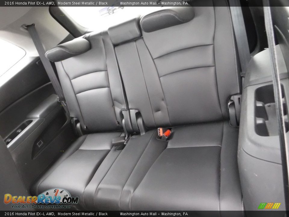 2016 Honda Pilot EX-L AWD Modern Steel Metallic / Black Photo #27