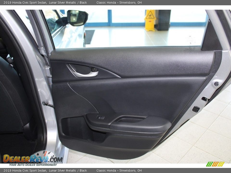 2019 Honda Civic Sport Sedan Lunar Silver Metallic / Black Photo #17